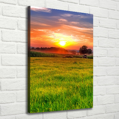 Wall art canvas Sunset