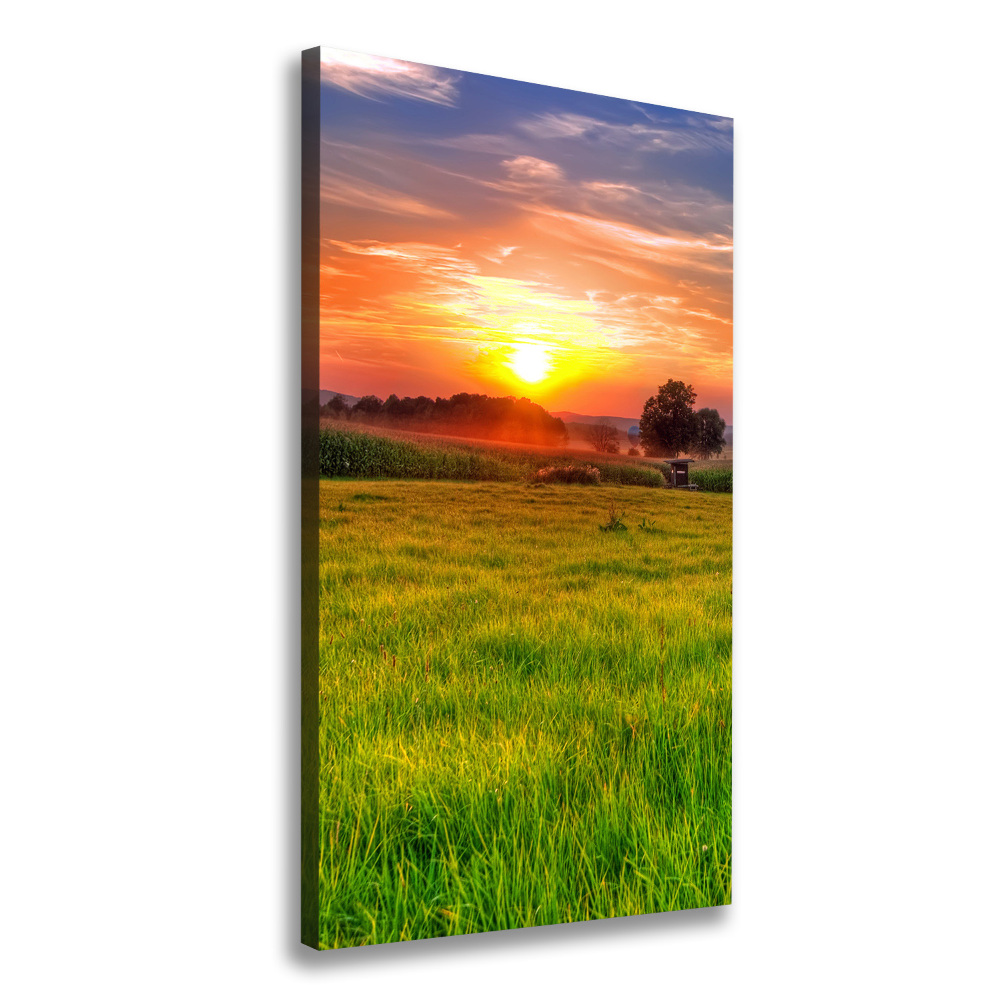 Wall art canvas Sunset