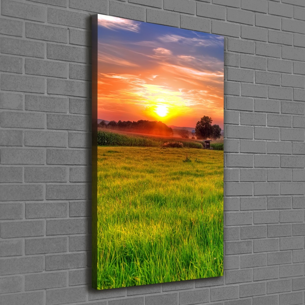 Wall art canvas Sunset