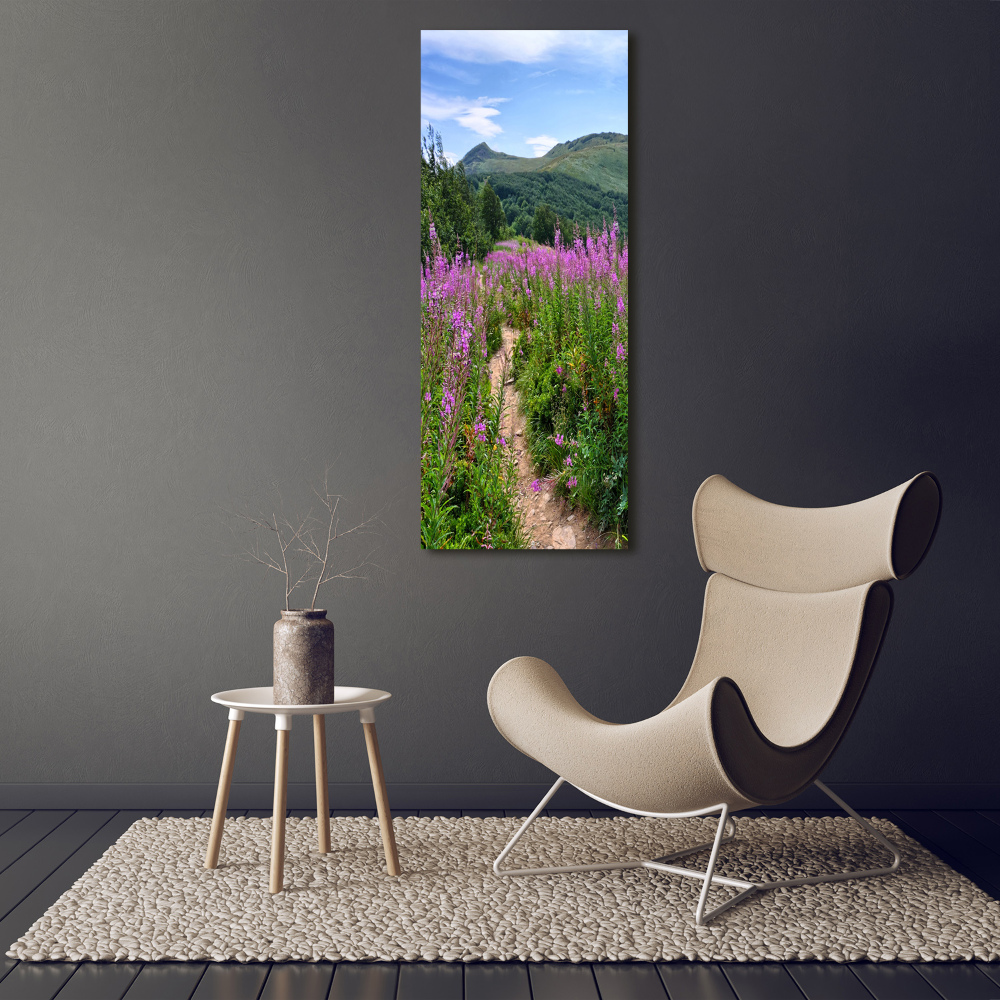 Picture canvas print Bieszczady Mountains