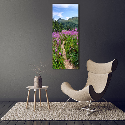 Picture canvas print Bieszczady Mountains