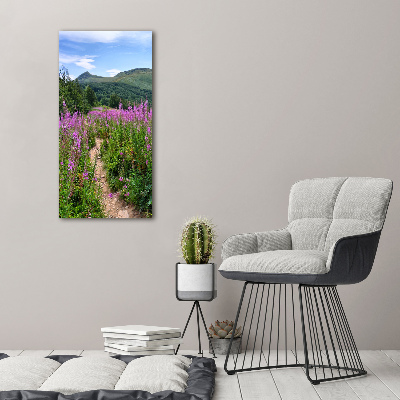 Picture canvas print Bieszczady Mountains