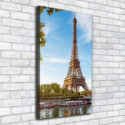 Large canvas wall art Eiffel Paris tower