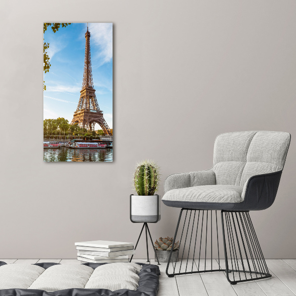 Large canvas wall art Eiffel Paris tower