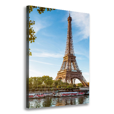 Large canvas wall art Eiffel Paris tower