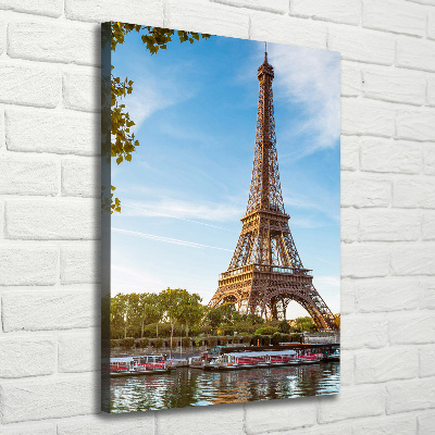 Large canvas wall art Eiffel Paris tower