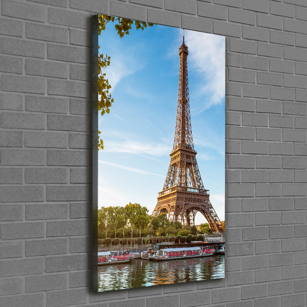 Large canvas wall art Eiffel Paris tower