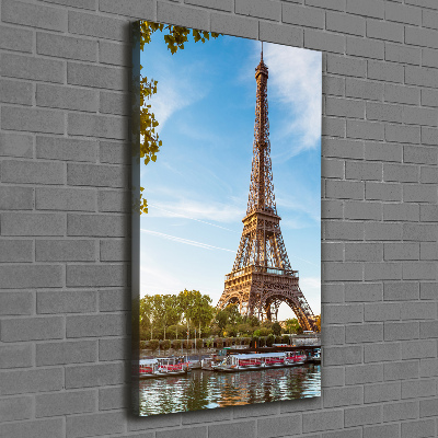 Large canvas wall art Eiffel Paris tower