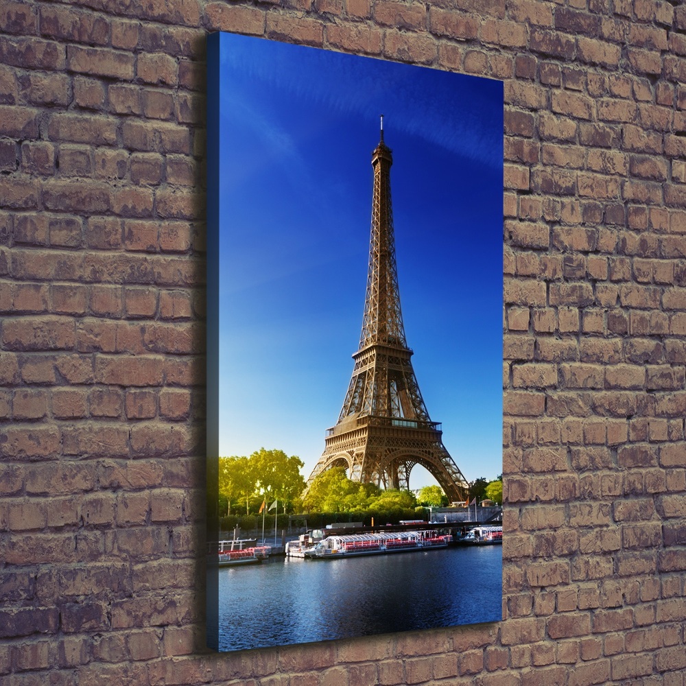 Large canvas wall art Eiffel Paris tower