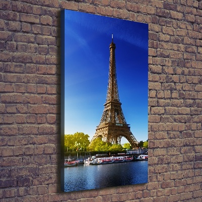 Large canvas wall art Eiffel Paris tower