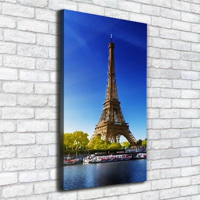 Large canvas wall art Eiffel Paris tower