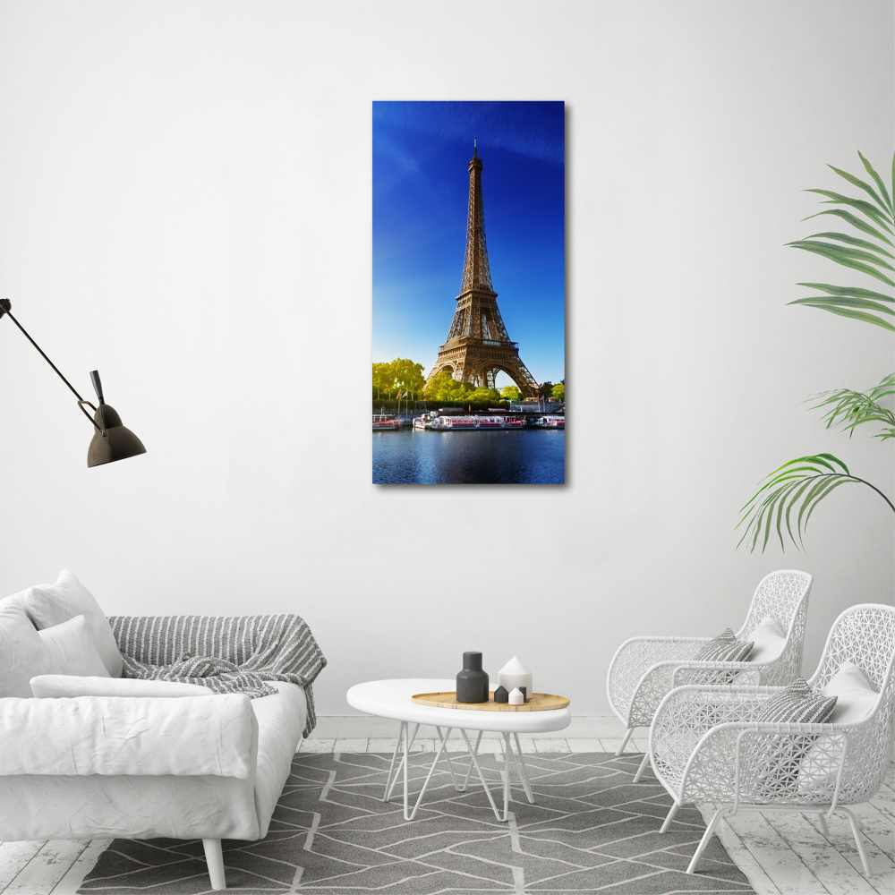 Large canvas wall art Eiffel Paris tower