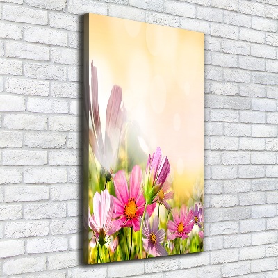 Canvas wall art Field flowers