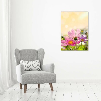 Canvas wall art Field flowers