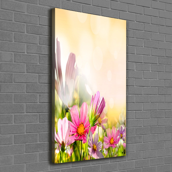 Canvas wall art Field flowers