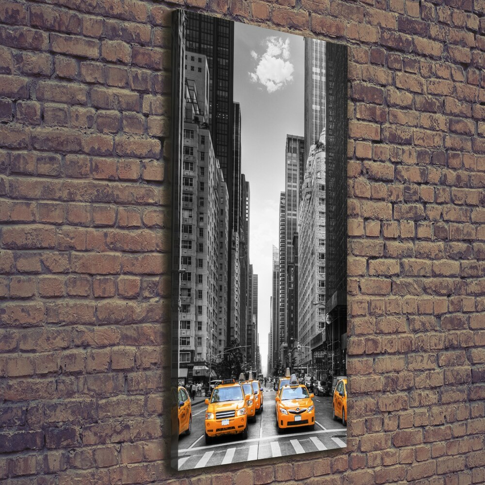 Canvas wall art New York taxis