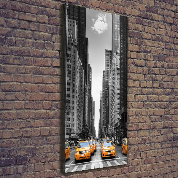 Canvas wall art New York taxis