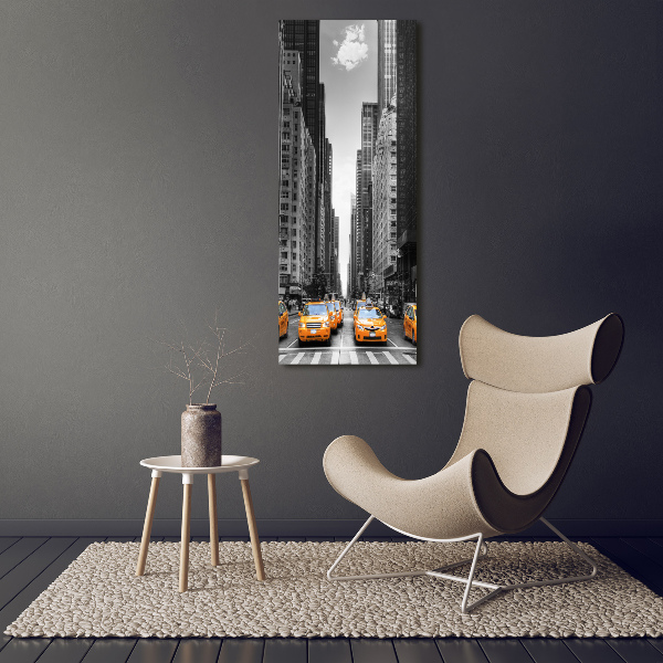 Canvas wall art New York taxis