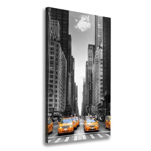 Canvas wall art New York taxis