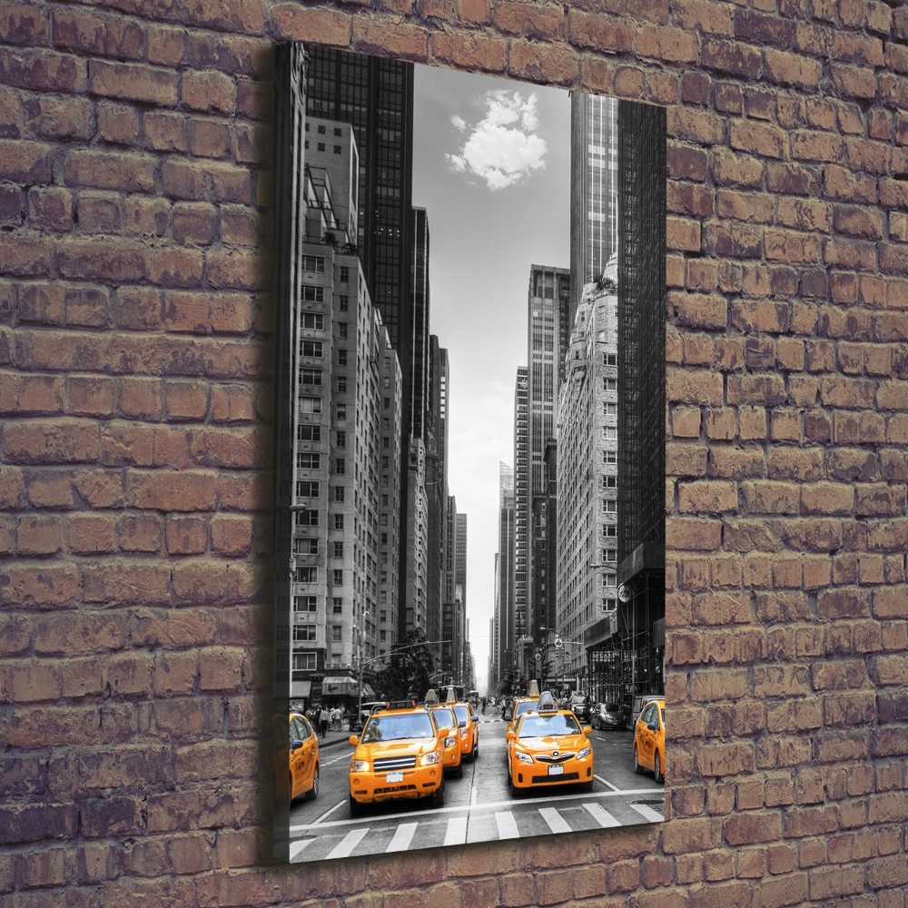 Canvas wall art New York taxis