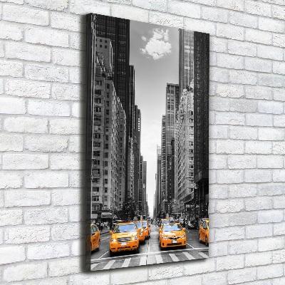 Canvas wall art New York taxis