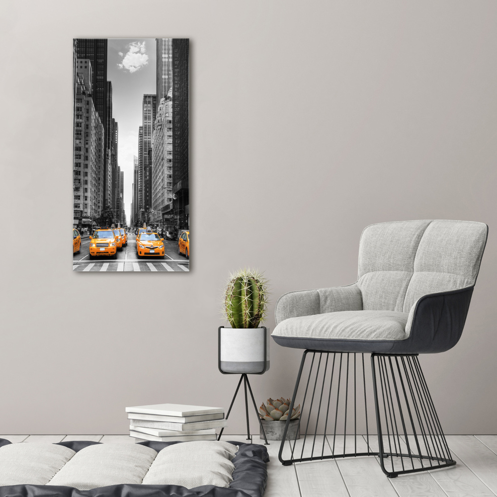 Canvas wall art New York taxis