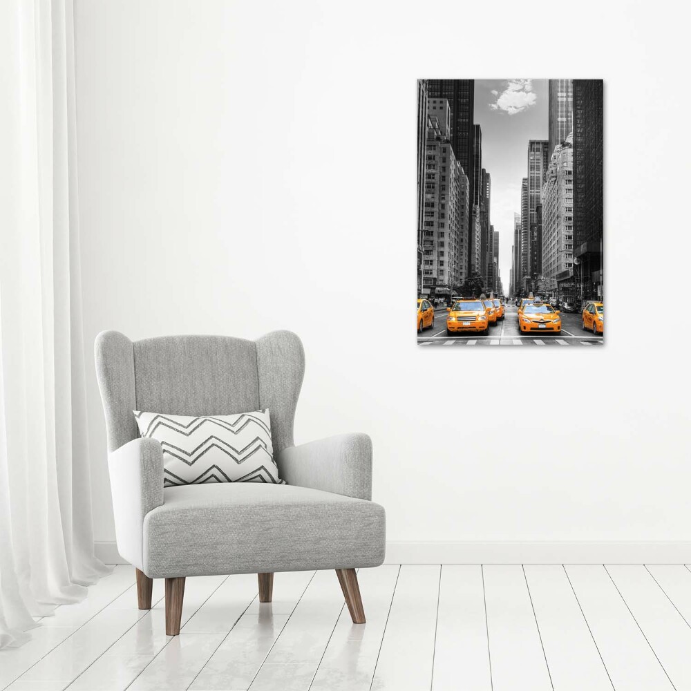 Canvas wall art New York taxis