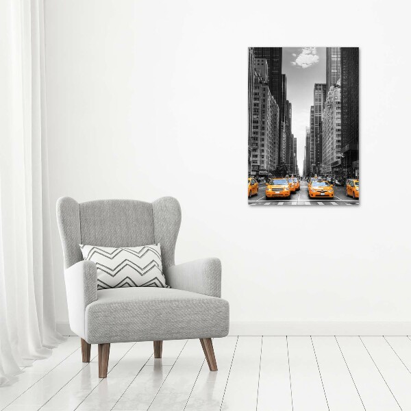 Canvas wall art New York taxis