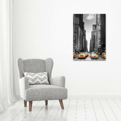 Canvas wall art New York taxis