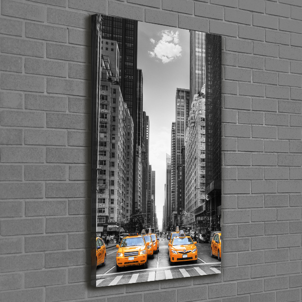 Canvas wall art New York taxis