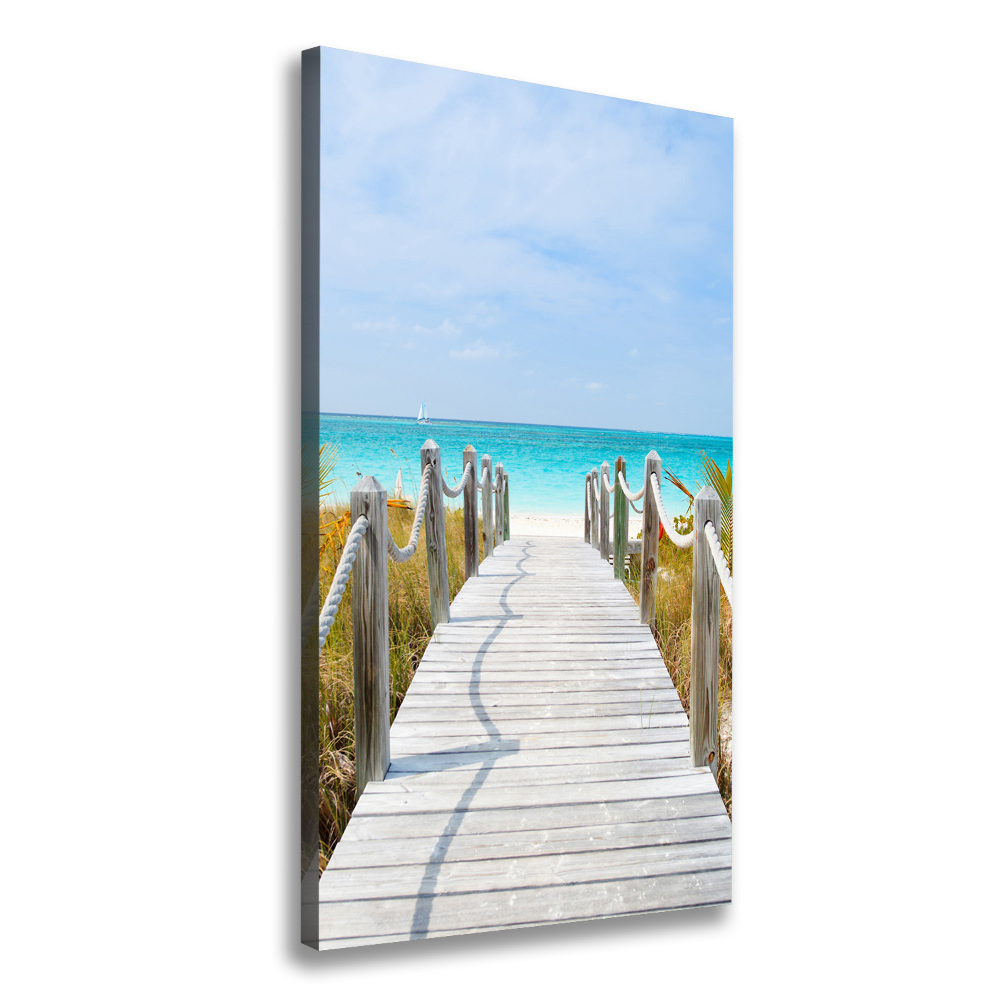 Wall canvas art Path to the beach