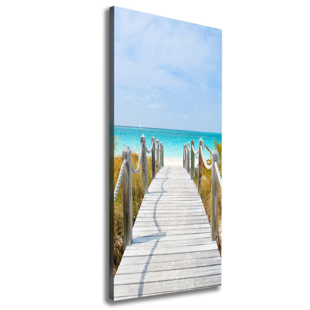 Wall canvas art Path to the beach