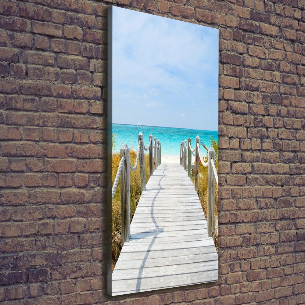 Wall canvas art Path to the beach