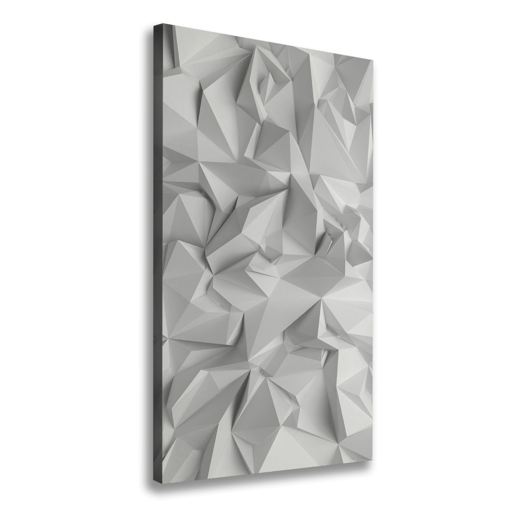 Wall art canvas large 3D abstraction