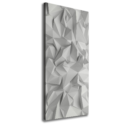 Wall art canvas large 3D abstraction