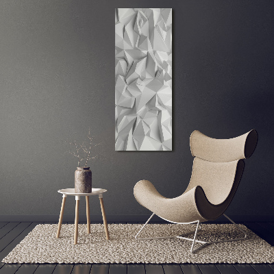 Wall art canvas large 3D abstraction