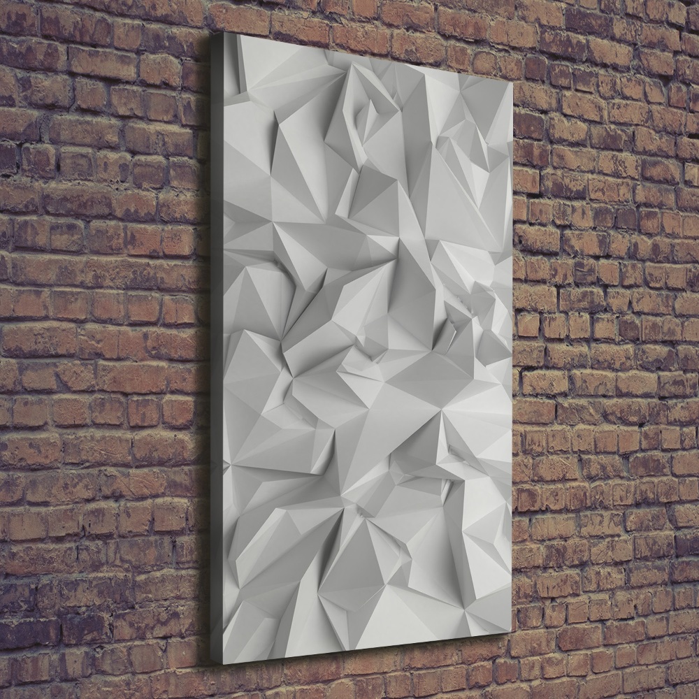 Wall art canvas large 3D abstraction