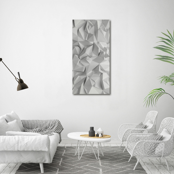 Wall art canvas large 3D abstraction