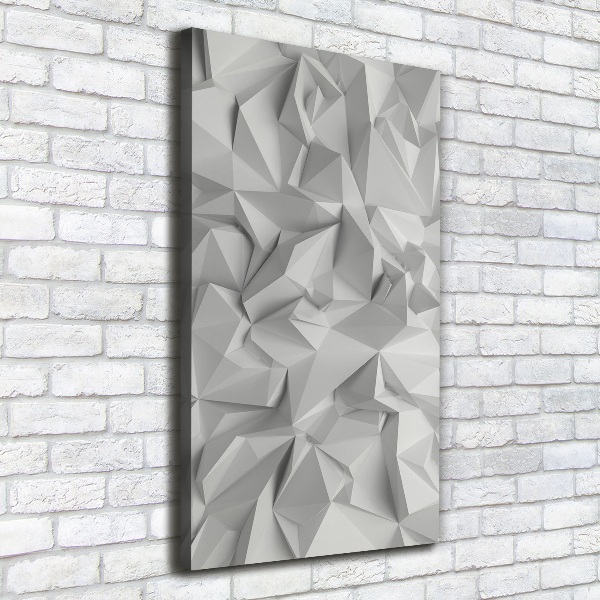 Wall art canvas large 3D abstraction