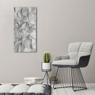 Wall art canvas large 3D abstraction