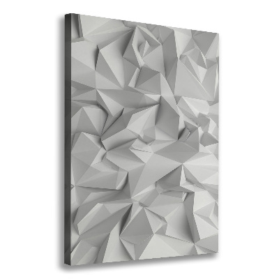 Wall art canvas large 3D abstraction