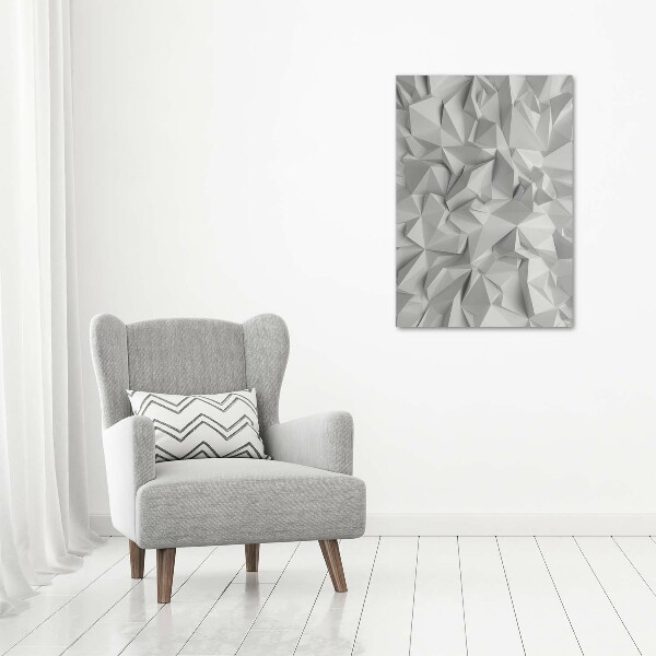 Wall art canvas large 3D abstraction