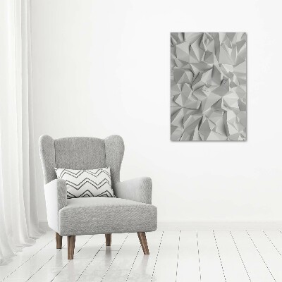 Wall art canvas large 3D abstraction