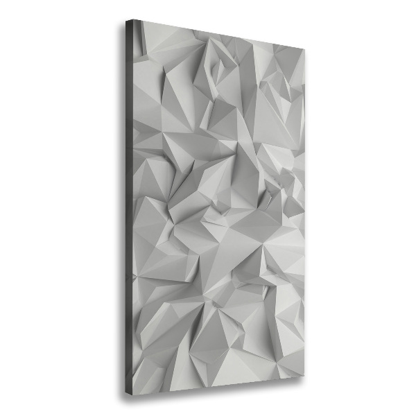 Wall art canvas large 3D abstraction