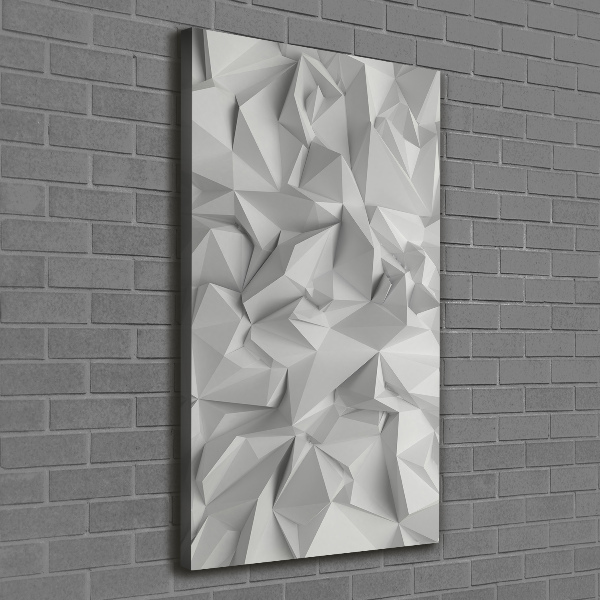 Wall art canvas large 3D abstraction