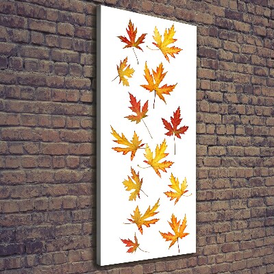 Canvas wall art Autumn leaves