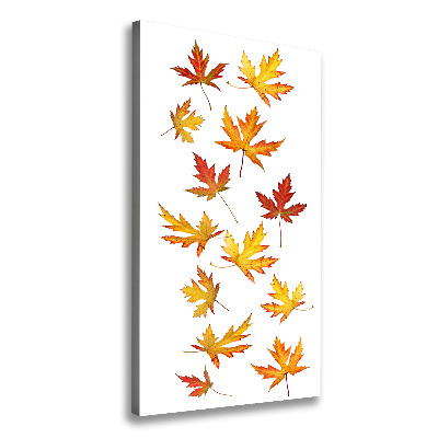 Canvas wall art Autumn leaves