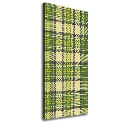 Wall art canvas Green grille