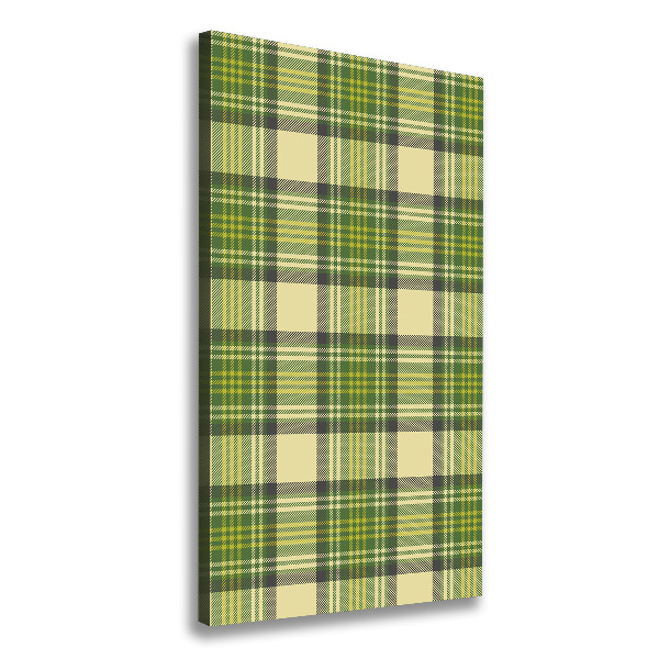 Wall art canvas Green grille