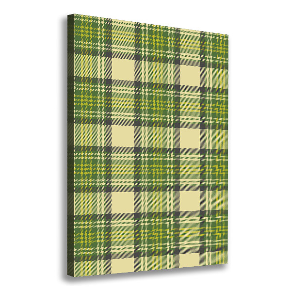 Wall art canvas Green grille